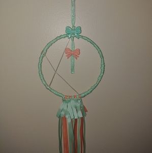 Peaches and Green Wall Hanging Decor